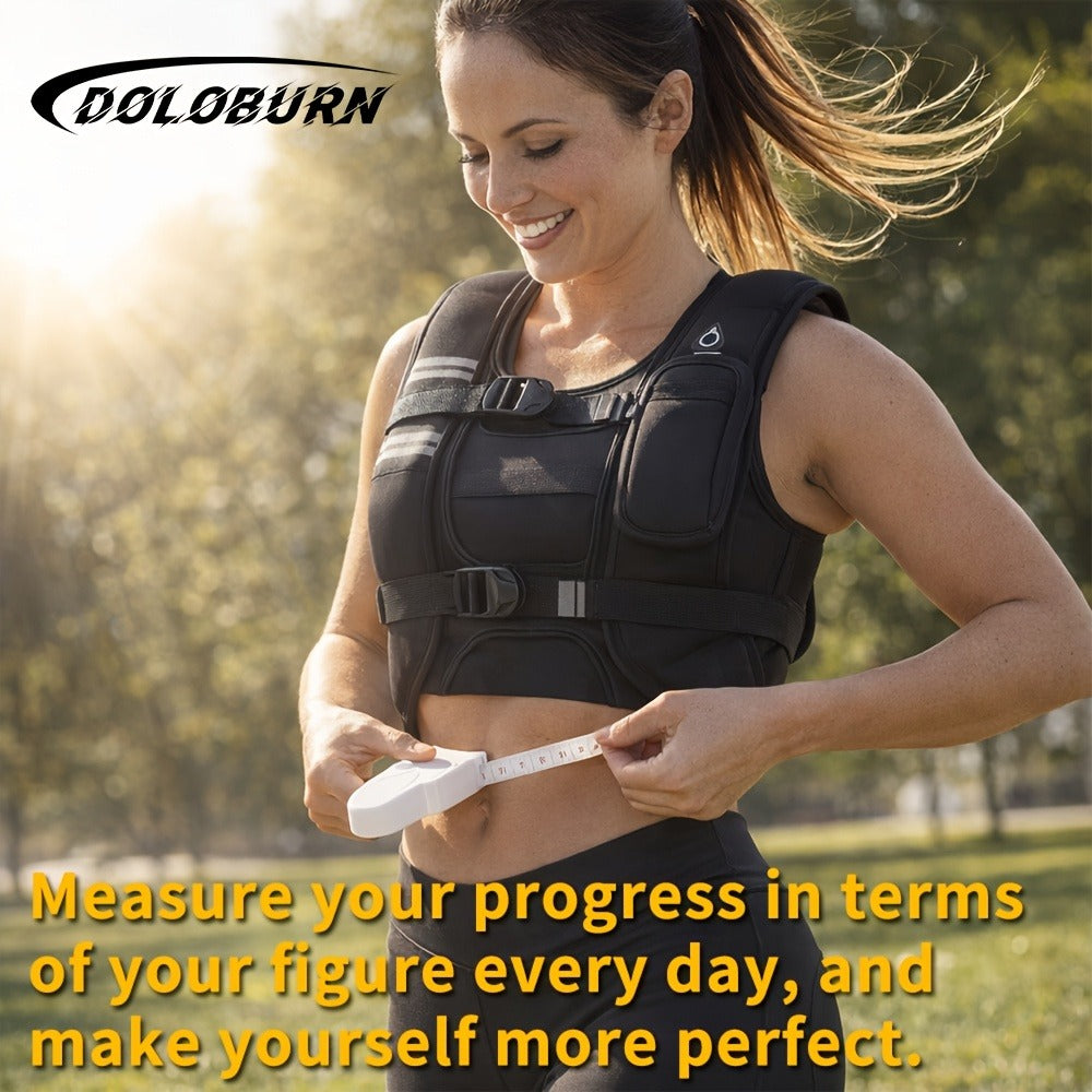 Weighted Vest for Running & Strength Training – Slim Fit Reflective Design with Phone Pouch, Snap-On Unisex Weight Training Vest for Gym