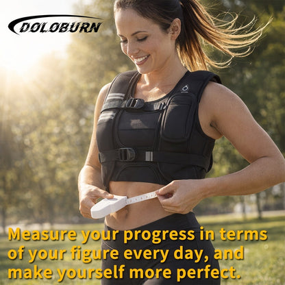 Weighted Vest for Running & Strength Training – Slim Fit Reflective Design with Phone Pouch, Snap-On Unisex Weight Training Vest for Gym