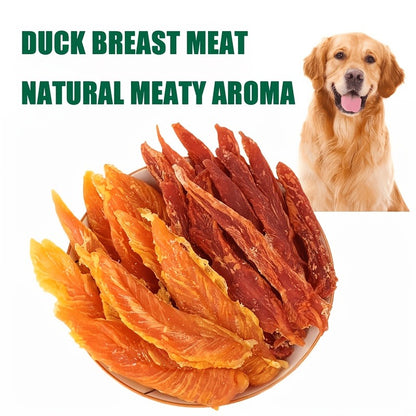 Chicken Jerky Treats for Dogs and Cats – High Protein Chicken Breast Slices, Grain-Free Dental Chews & Training Rewards for Puppies Kittens