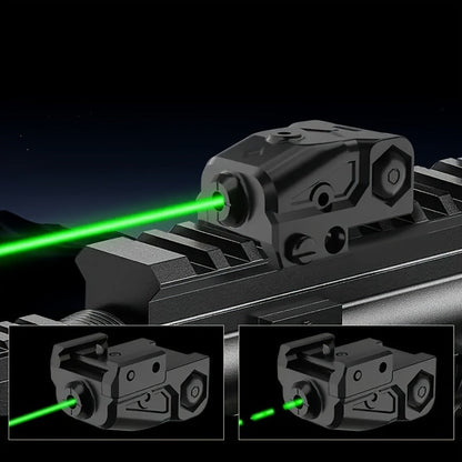 Green Laser Sight USB-C Rechargeable – Picatinny Rail Dot Sight with Vibration-Resistant Lock, 532nm Class IIIA, for Hunting