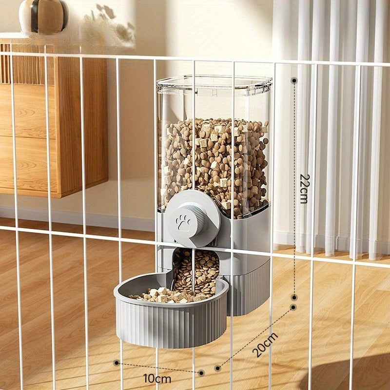 Hanging Cage Pet Water Dispenser & Automatic Feeder – No-Drip Gravity Feed Bowl for Rabbits, Guinea Pigs, Hamsters & Small Animals |