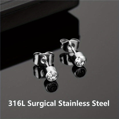 Ear Piercing Gun Kit with 24pcs Stainless Steel Studs, Professional Self Piercing Tool for Ear & Nose with Marking Pen