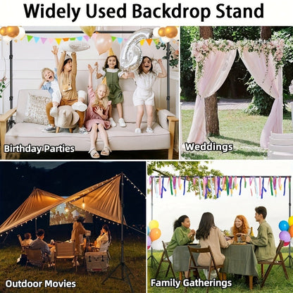 Backdrop Stand EMART 10 x 7-Foot Telescoping Tripod Frame with Adjustable Crossbar and Carry Bag