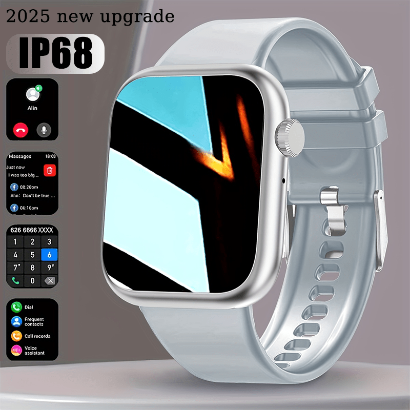 Smartwatch with IP68 Rating, Bluetooth Calling, HD Display, Music Control and Sport Modes in Six Styles