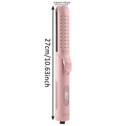 2-in-1 Curling Iron & Hair Straightener 360° Adjustable 5-Level Hot Cold Air Dual Voltage, for Home, Travel and Salon Hair Styling