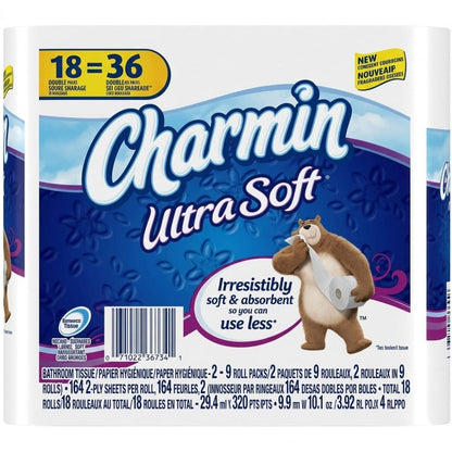 Charmin Ultra Toilet Paper Mega Roll - 2-Ply 200 Sheets per Roll, & Strong Bath Tissue, Available in Mega