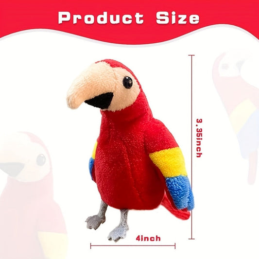 Six-Piece Bird Finger Puppet Set with Parrot, Peacock, Toucan, Flamingo, Owl and Eagle Designs