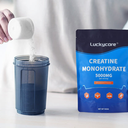 Micronized Creatine Monohydrate Powder 500g, 5000mg Per Serving, Pure Unflavored, cGMP, Third-Party Tested