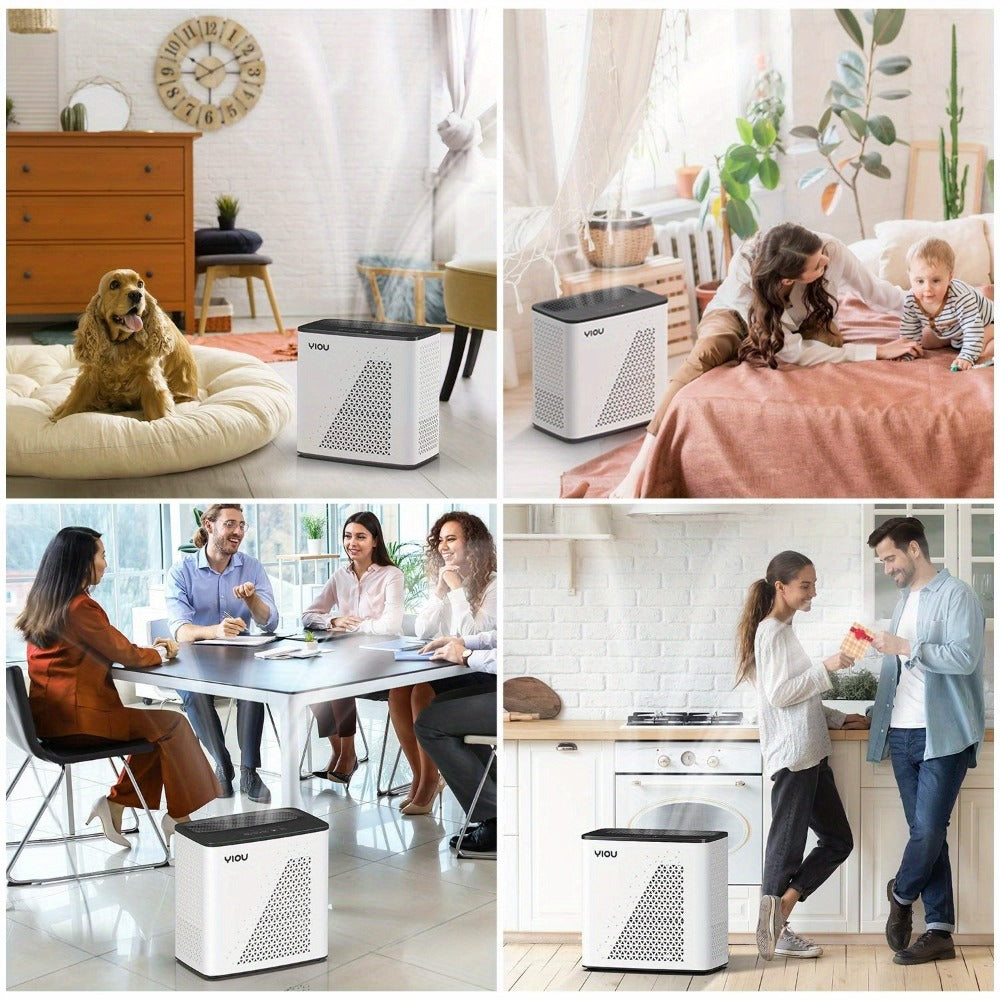 Air Purifier with H13 HEPA Filter, 1295 Sq Ft Coverage, PM2.5 Display, Auto Mode and Timer