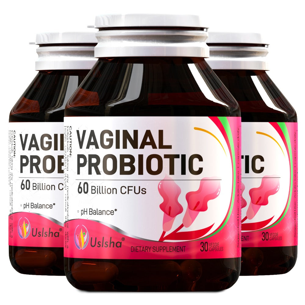 Probiotics for Women 60 Billion CFU 30 Capsules for pH Balance, Yeast Balance, Vaginal Flora & Feminine Health with Cranberry Extract
