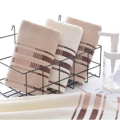 Towel Set 4-Pack Pure Cotton Face Towels in Camel, Beige Yellow or Mixed Colors for Home and Spa
