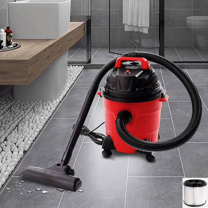 Wet Dry Vacuum Cleaner High-Power Bucket Type 5.28 to 6.6 Gallon Super Suction for Car and Home Dual-Use Cartridge Filter 40dB Quiet Motor