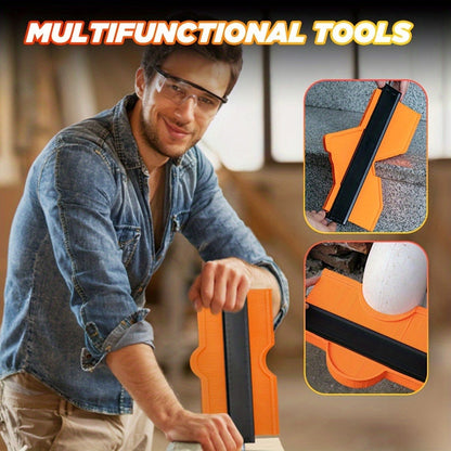 Contour Gauge Profile Tool with Lock – 6 Inch & 11 Inch Shape Duplicator for Flooring, Tile, Woodworking, Carpet Cutting & Irregular Shape