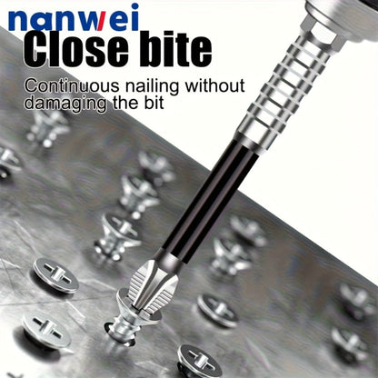 Nanwei K5 Magnetic Driver Bit Set with Hex Shanks, 50-150mm Lengths and 5- to 30-Piece Options