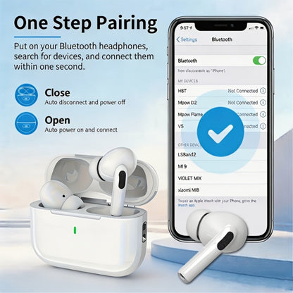 Wireless Earbuds 3-in-1 Standard, Translation or Screen Models with White Charging Case Options