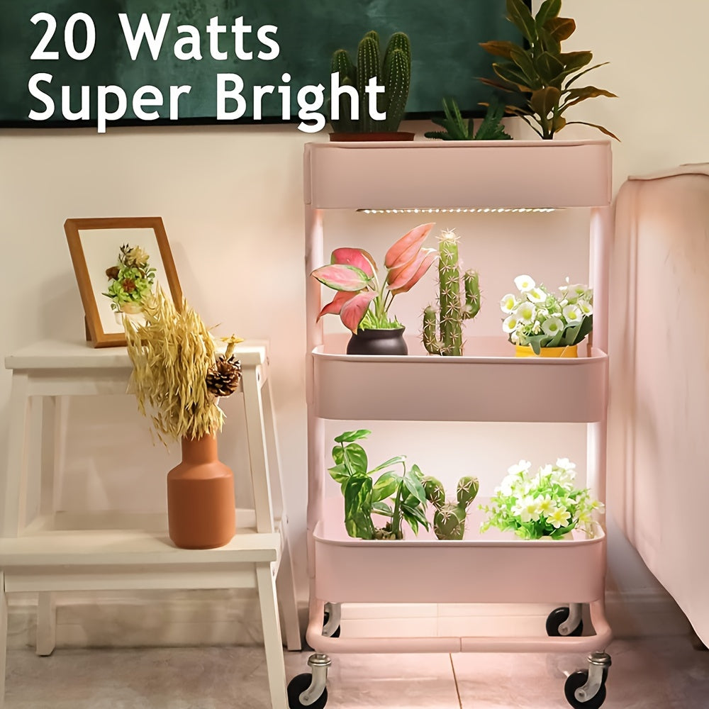 Grow Light, Full Spectrum 270 LED Timer Dimmable Indoor Plants Seedling for Garden, Patio and Yard Use