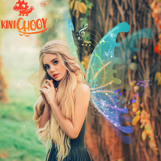 LED Fairy Wings USB Rechargeable Light Up Butterfly Wings for Girls with the Listed Color, Size or Set Options for Everyday Use