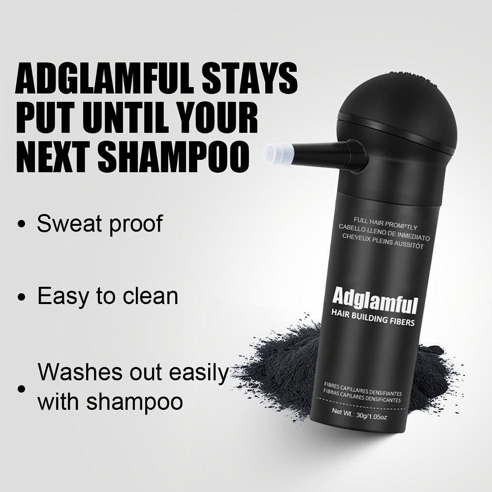 Hair Volumizing Fibers 2-in-1 Kit 30g x 2pcs - Instant Volume for Thinning & Sparse Hair, Fills Part Lines & Hairlines