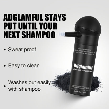 Hair Volumizing Fibers 2-in-1 Kit 30g x 2pcs - Instant Volume for Thinning & Sparse Hair, Fills Part Lines & Hairlines
