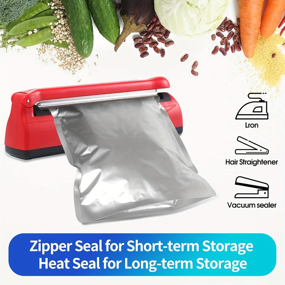 Mylar Bags for Food Storage 100 Pack Resealable 3 Sizes 1 Gallon 10 Mil 1 Quart 8 Mil Half for Entryways, Bedrooms and Living Spaces