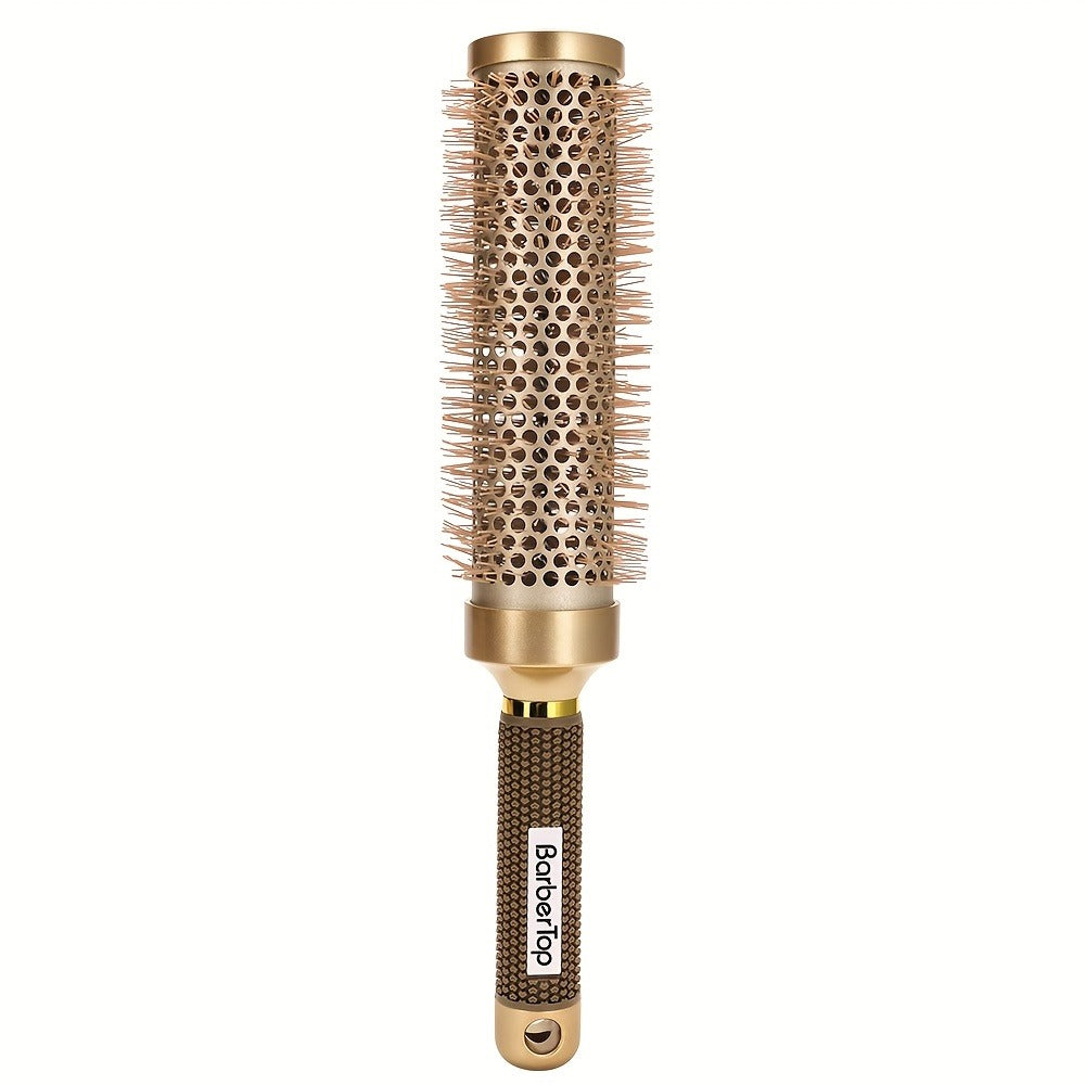 Round Hair Brush Nano Ceramic Ion, Heat Resistant Blowout Styling Roller Comb for Voluminous Bangs