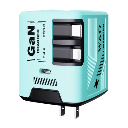 GaN Wall Charger 120W Fast with Retractable Built-In Cable & Foldable Plug for an Everyday Personal Care Routine