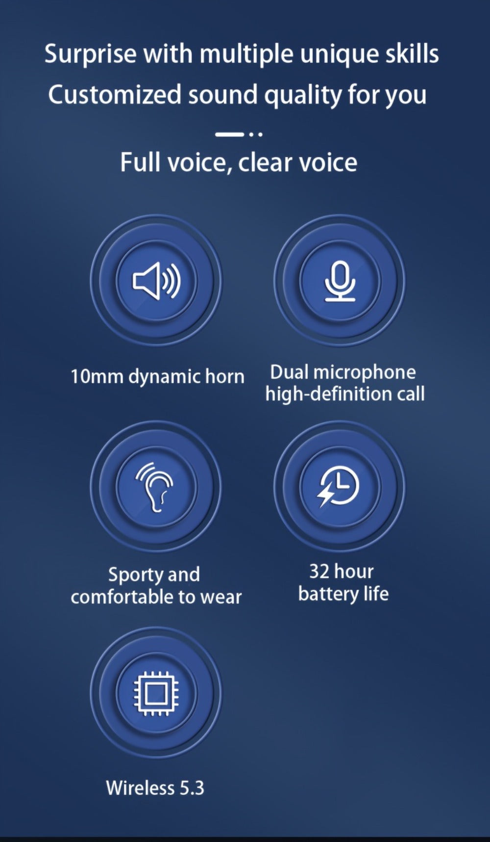 Wireless Earbuds Bluetooth 5.4 Open-Ear Sport Hooks with LED Charging Case in Black or Pale Red