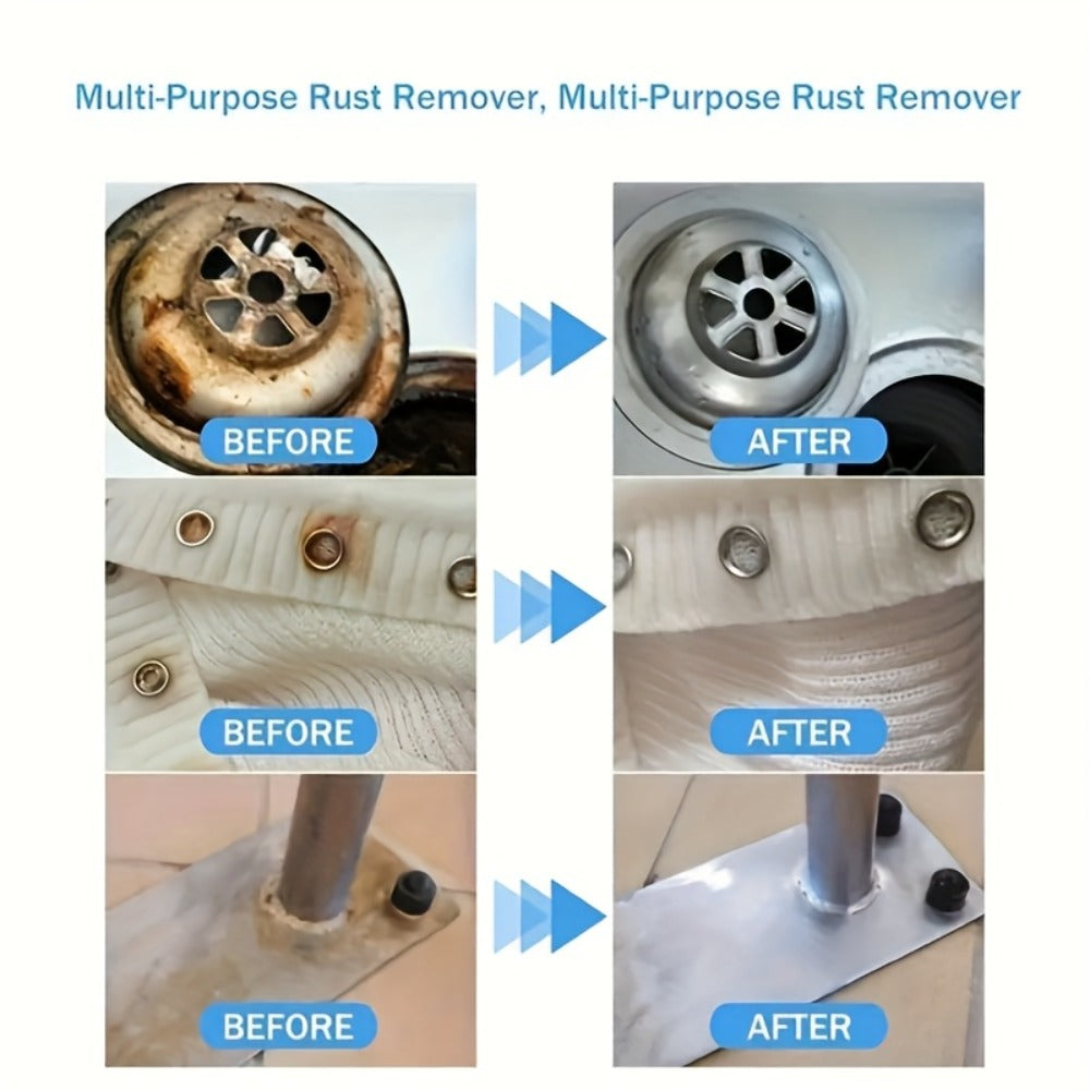 Rust Remover Spray Multi-Surface – Powerful Rust Dissolver for Car, Metal, Tile for Home Cooking, Dining and Outdoor Meals