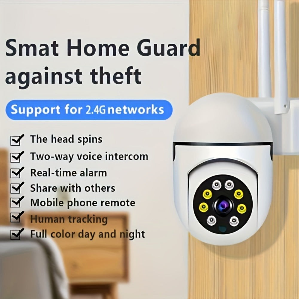 Security Camera Outdoor 1080P Four-Pack with Dual-Band WiFi, 360 PTZ, PIR Detection and IP54