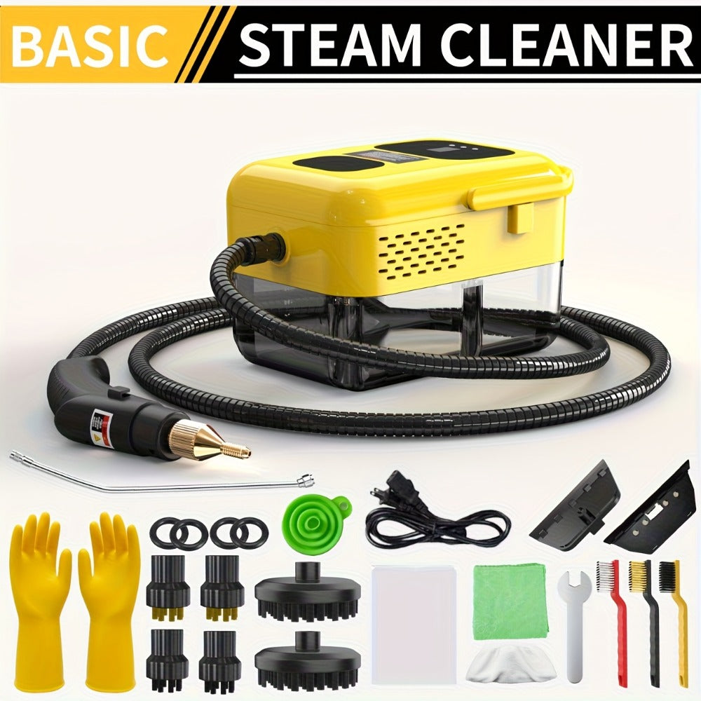 Portable Steam Cleaner High-Temperature High-Pressure Handheld Steamer for Home, Carpet, Tile & Grout Cleaning