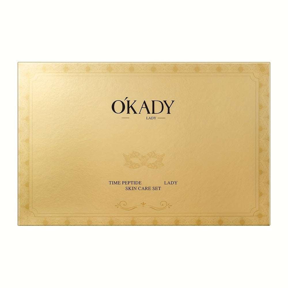 Skin Care Set for Women 24K Gold Polypeptide Complete Day & Night Routine Peptide Face Care Kit All Skin Types Luxury Gift Set