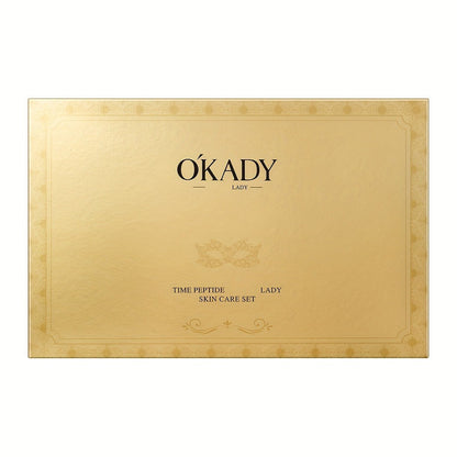 Skin Care Set for Women 24K Gold Polypeptide Complete Day & Night Routine Peptide Face Care Kit All Skin Types Luxury Gift Set