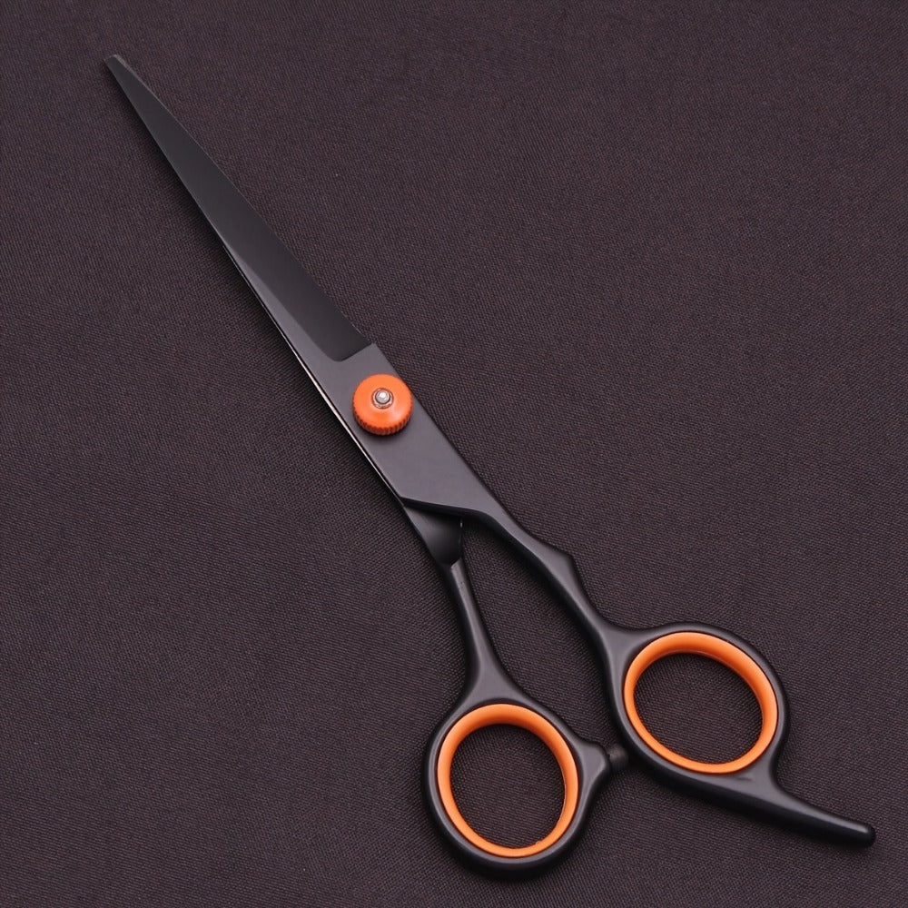 Hair Scissors Set 3 Pieces Japanese Steel – 6 Inch Thinning Shears, Razor Comb & Detangling Comb, Ambidextrous Texturizing Kit for Salon