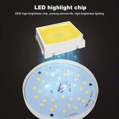 Emergency Light Bulb for Power Outages 2000mAh Rechargeable LED 6000K with Backup Battery, Auto-On Failure Detection