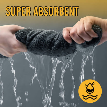 Car Drying Towel in 24 x 36-Inch 1500 GSM Edgeless Microfiber, Available as One or Two Pieces