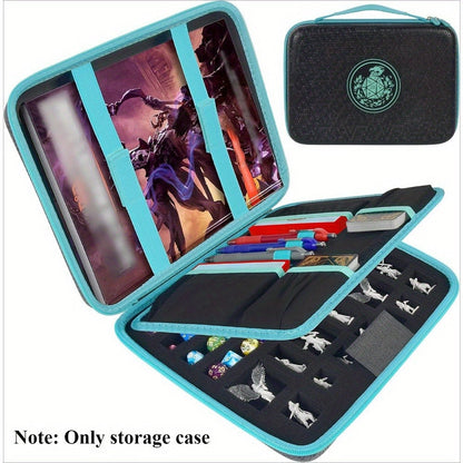 DND Dice Tray & Storage Box for D&D MTG RPG Tabletop Games – Polyhedral Dice Holder Organizer Case for D20 D12 D10 D8 D6 D4, Gamer Gift