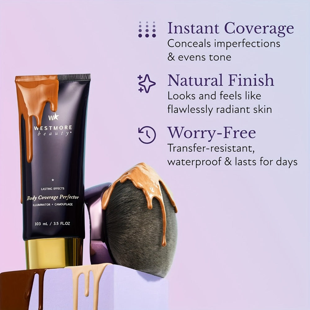 Waterproof Body Concealer Full Coverage Leg & Body Makeup, Tattoo Cover Up for Scars Veins Birthmarks