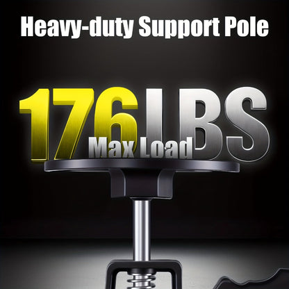 Telescopic Support Rods 2-Pack Third Hand Support System, 11.8-45.3 Inch Adjustable Steel Props, Load