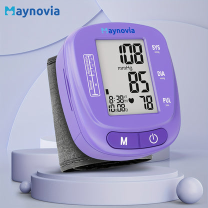 Blood Pressure Monitor Wrist Cuff with Oximeter Fingertip, Digital BP Machine Home Use, 120 Memory
