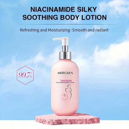 Niacinamide Body Lotion 8.45oz – Silky Moisturizing Formula Deep Hydration Brightening Smooth Skin Feel Lightweight Non-Greasy All Skin