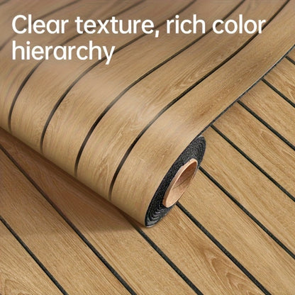 3D Wood Grain Wall Panels Self-Adhesive Peel and Stick Soundproof Grid Board Thick Matte, for Entryways, Bedrooms and Living Spaces