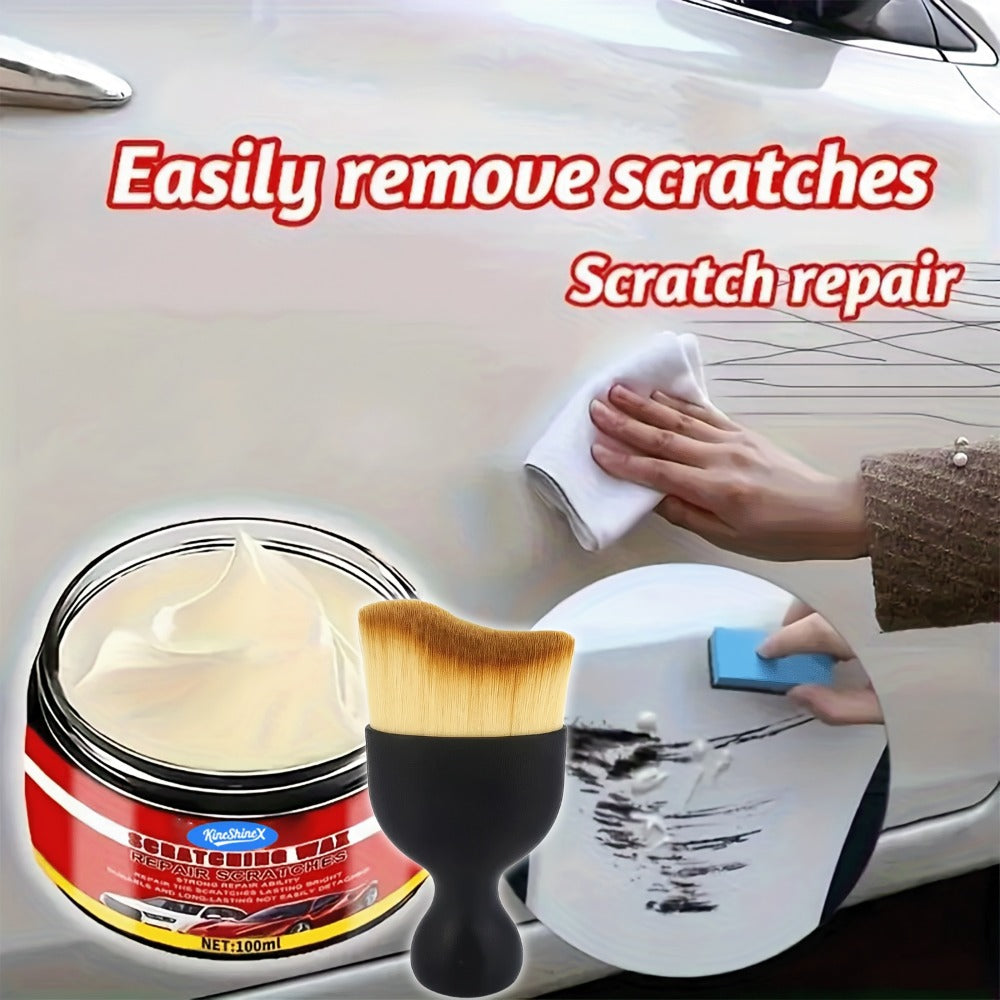 Car Scratch Repair Wax – Nano-Bright Polish for Scratch Removal & Paint Restoration, Removes Brush Marks & Swirl Scratches