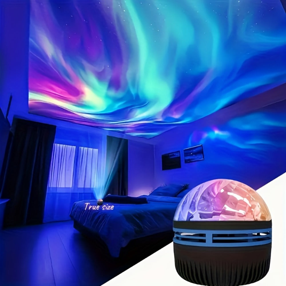 Galaxy Projector Night Light Aurora Projection Magic Ball Remote Control Multicolor Nebula for Entryways, Bedrooms and Living Spaces