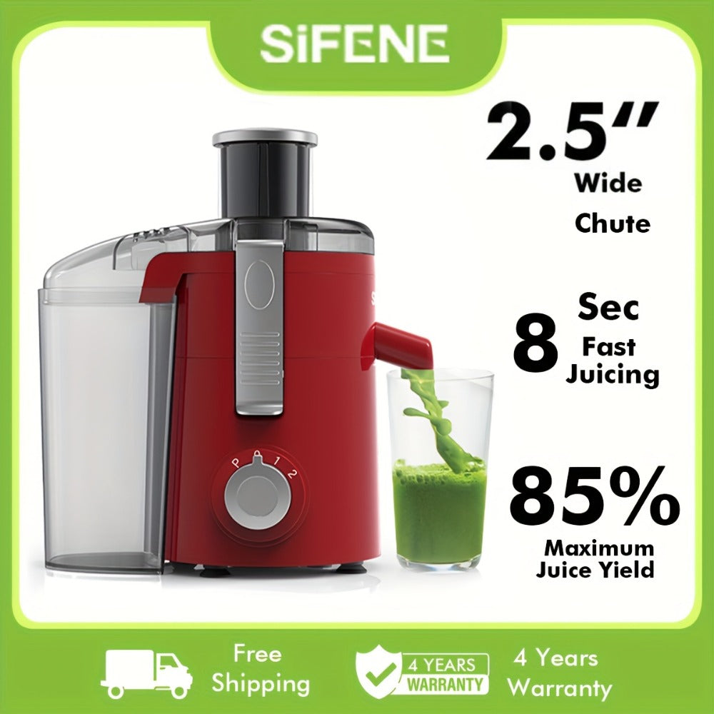 Centrifugal Juicer Wide Feed Chute - 2-Speed Juice Extractor for Fruits & Vegetables, Fast Juicing Machine