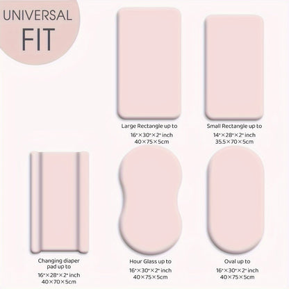Two-Pack Printed Microfiber Fitted Sheets with Pink Flower, Whale or Deer Patterns for Portable and Home Mattresses