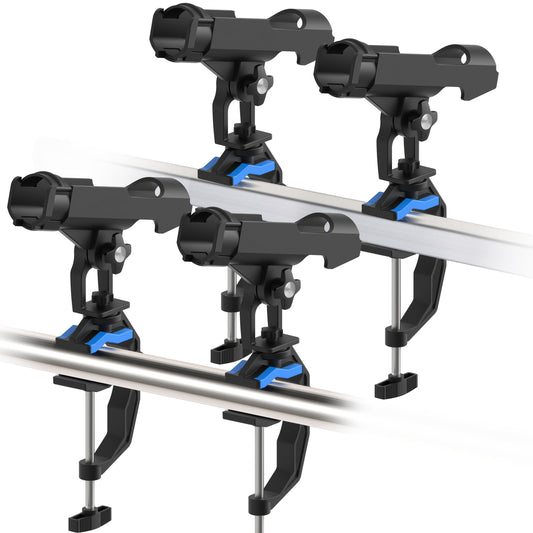 Boat Fishing Rod Holder – Durable Pole Holder for Fishing Boat & Canoe | 2-Pack / 4-Pack