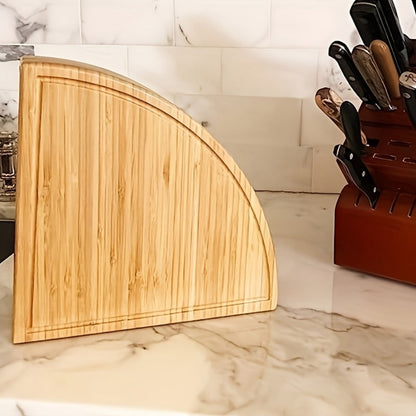 Bamboo Cheese Board Set with 2 Knives – Wood Charcuterie Platter Pizza Board Fruit Snack for Home Cooking, Dining and Outdoor Meals