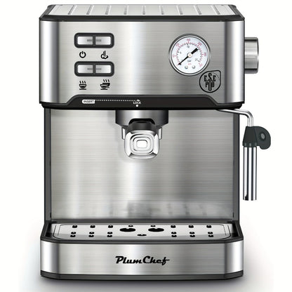 20 Bar Espresso Machine 950W, Stainless Steel Espresso & Cappuccino Latte Maker with Steam Wand Milk Frother