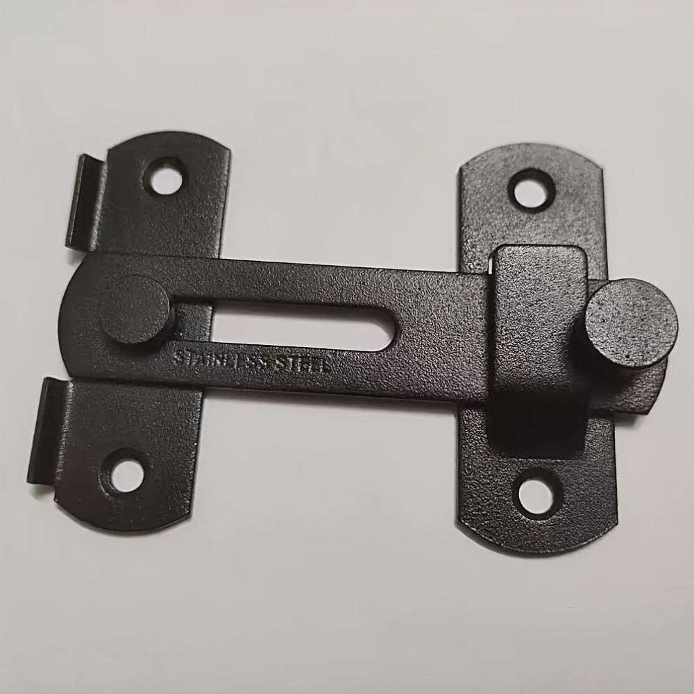 Stainless Steel Door Bolt Lock 180° Flip Latch for Entryways, Bedrooms and Living Spaces, with the Listed Configuration