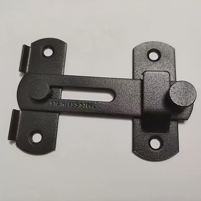 Stainless Steel Door Bolt Lock 180° Flip Latch for Entryways, Bedrooms and Living Spaces, with the Listed Configuration